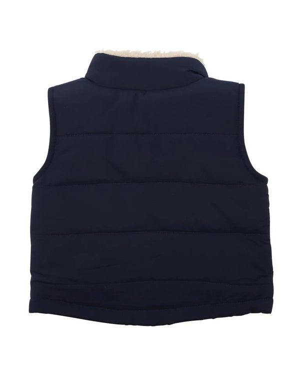 Bebe- Navy Puffer Vest