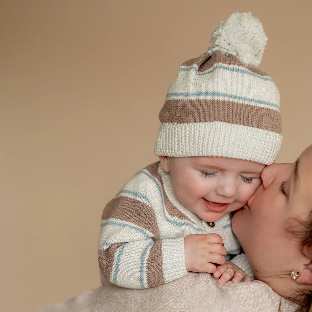 Bebe - Alvin Stripe Knitted Beanie