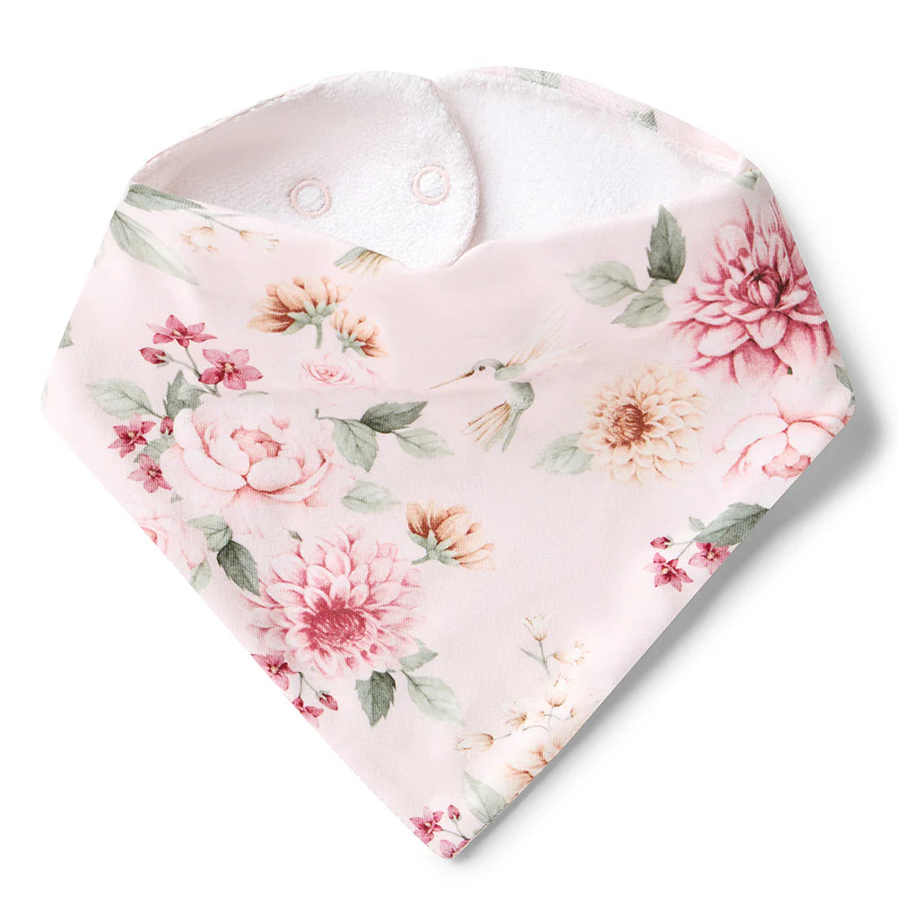 Snuggle Hunny Kids- Birds & Blooms Dribble Bib