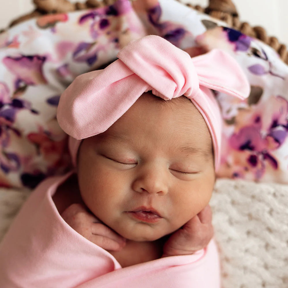 Snuggle Hunny Kids- Topknot - Bubblegum