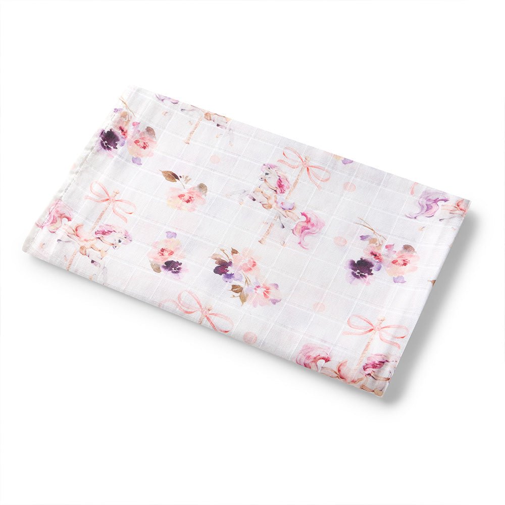 Snuggle Hunny - Carousel Organic Muslin Wrap