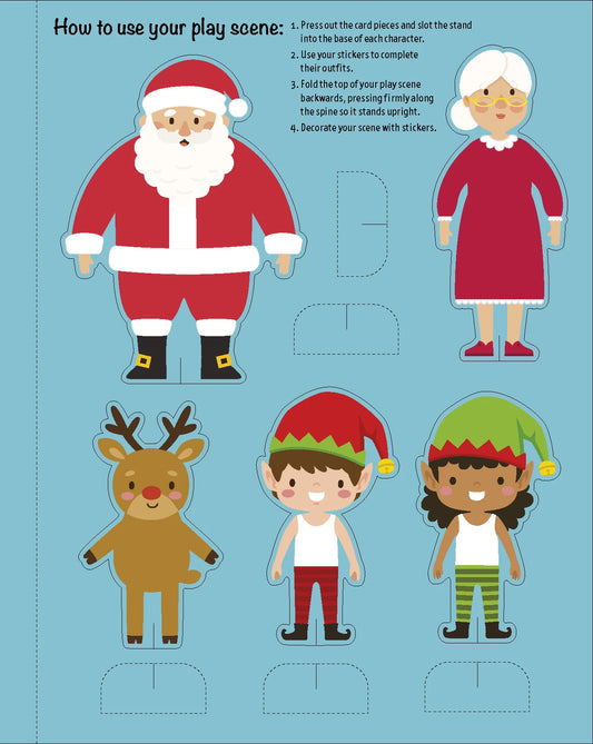 Lake Press - Sticker Dress-Up - Santa & Friends
