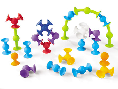 Fat Brain Toys Squigz Starter Set | Award-Winning Construction Toy
