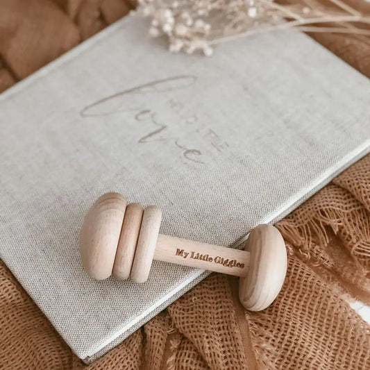 My Little Giggles- Keepsake Baby Rattle