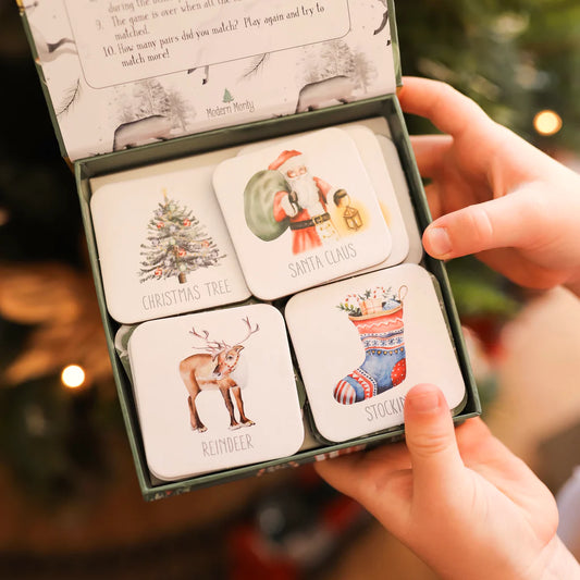 Modern Monty- Christmas Memory Card Game