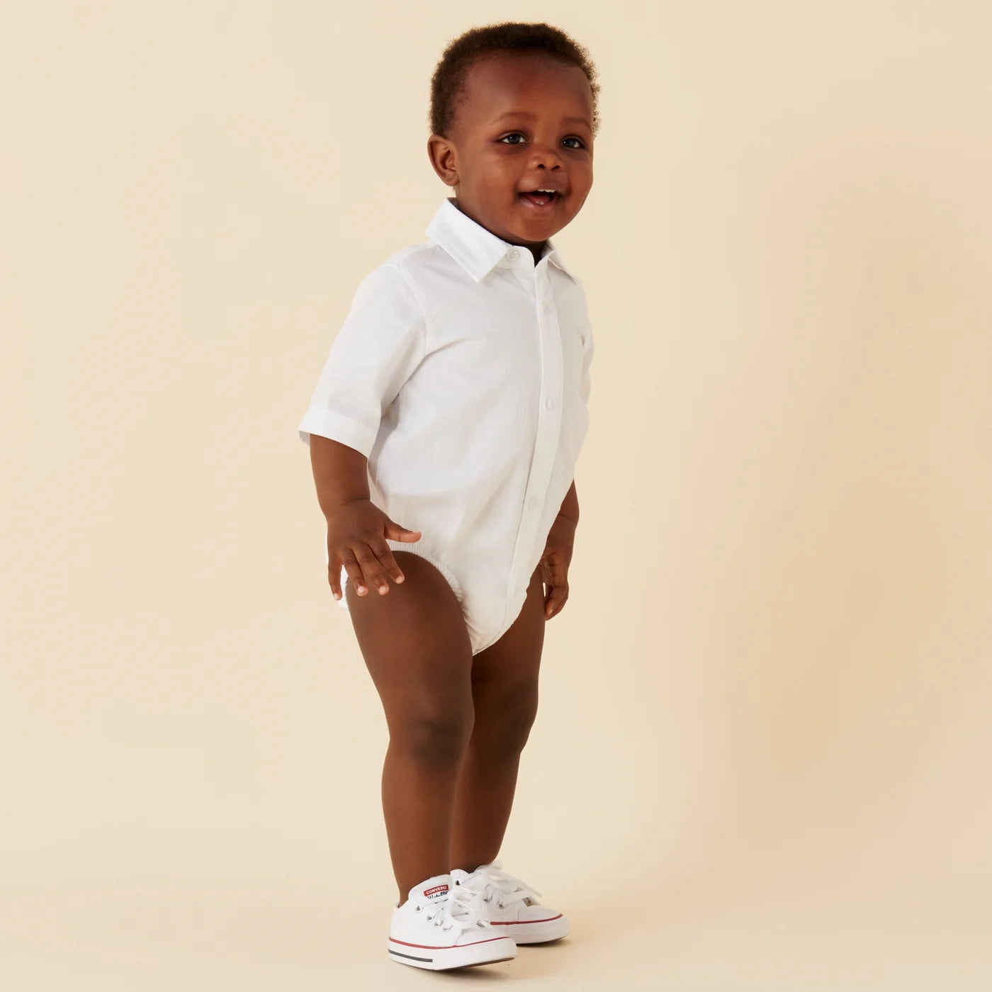 Designer Kidz- S/S Jackson Shirt Romper