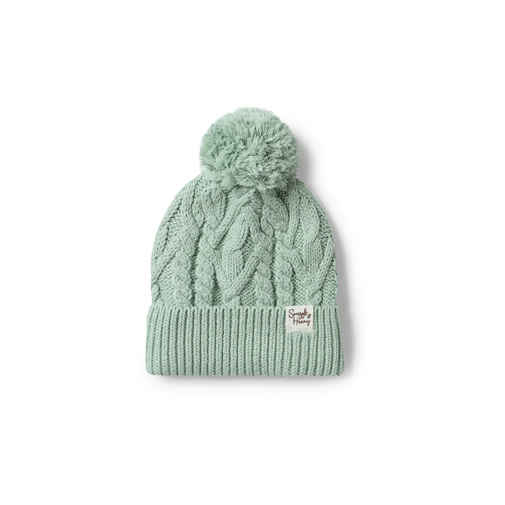 Snuggle Hunny - Sage Organic Knit Beanie