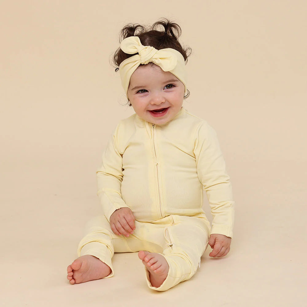 Snuggle Hunny Kids - Snugglesuit- Lemon Sorbet