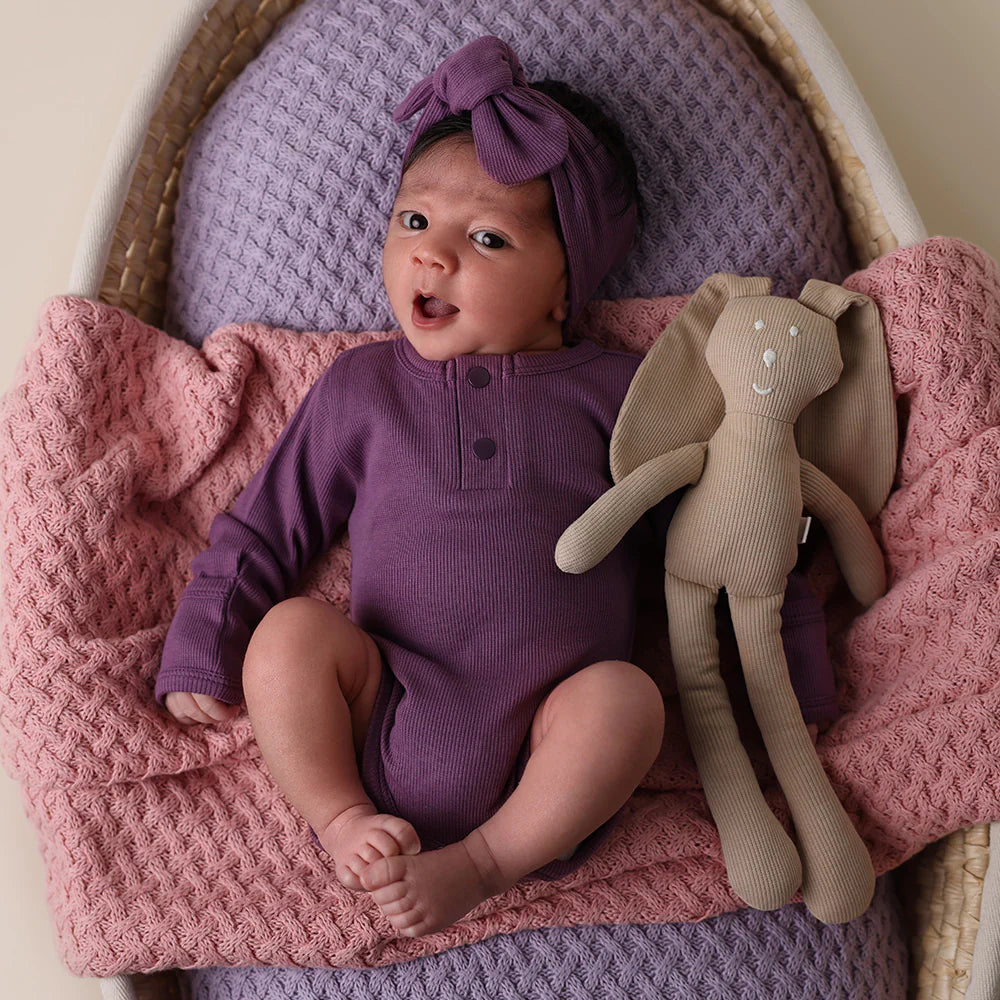 Snuggle Hunny Kids - Mulberry Long Sleeve Organic Bodysuit