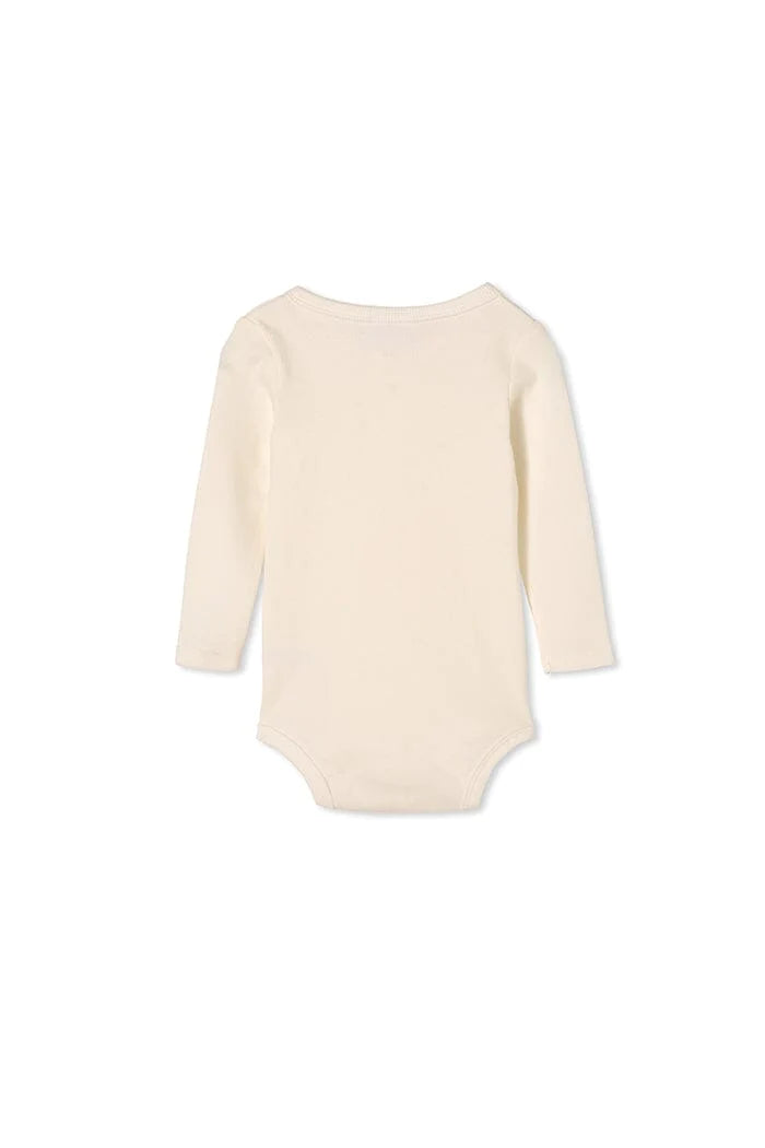 Milky Clothing - Off White Rib Henley