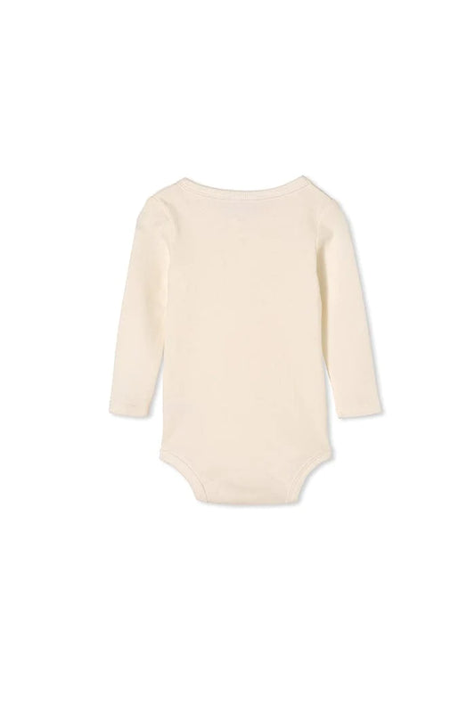 Milky Clothing - Off White Rib Henley