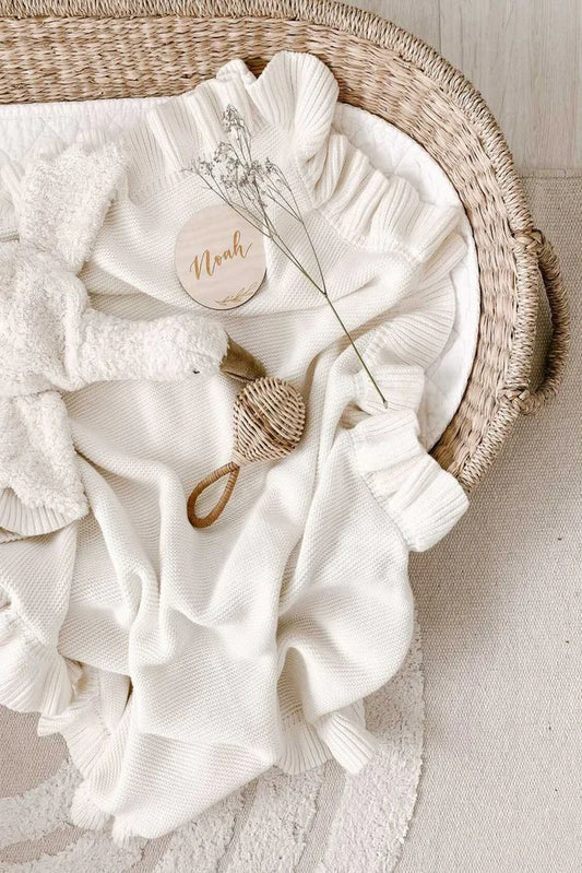 Bundl - Frill Blanket Vintage Milk