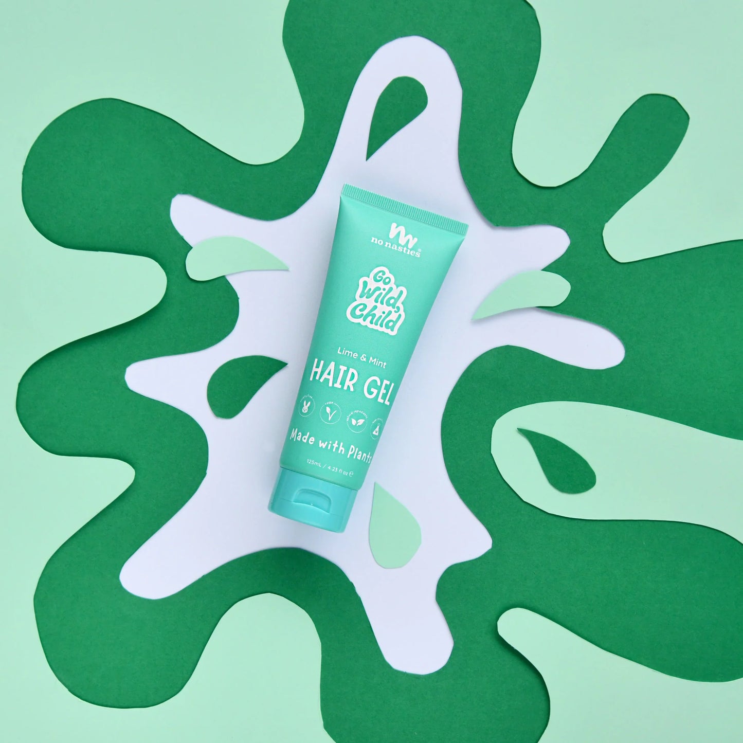 No Nasties- Natural Plant Based Hair Gel-Zesty Lime/Mint