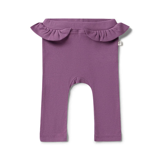 Snuggle Hunny Kids - Mulberry Organic Pants with Frill