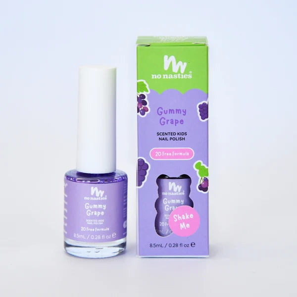 No Nasties- Gummy Grape Scratch Off Nail Polish