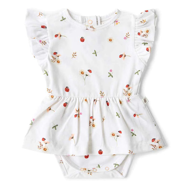Snuggle Hunny - Ladybug Organic Cotton Dress