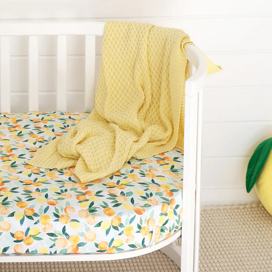 Snuggle Hunny Kids- Sunlight Diamond Knit Baby Blanket