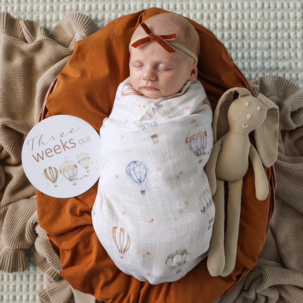 Snuggle Hunny - Up & Away Organic Muslin Wrap