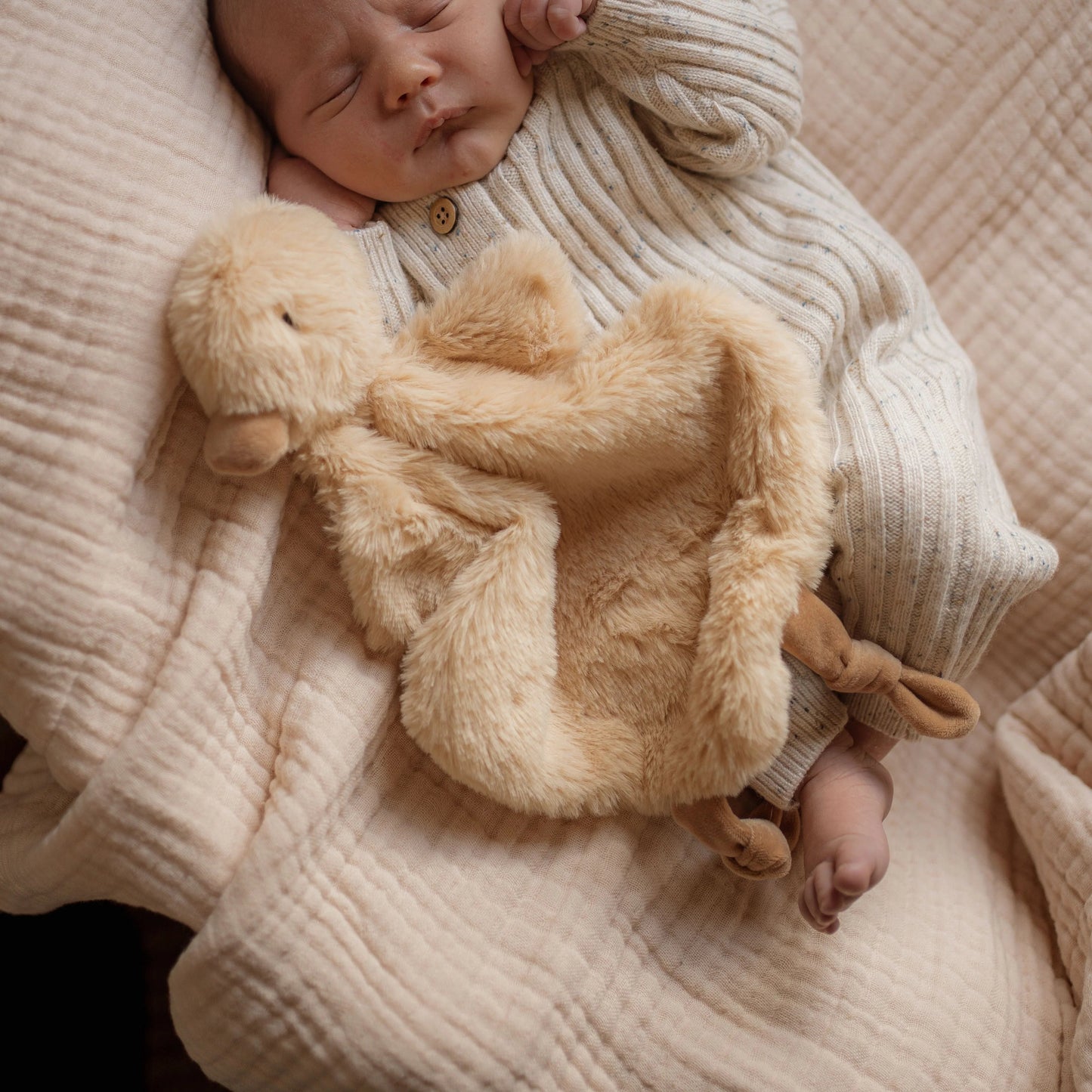 Pop Ya Tot- Quacks the Comforter Toy