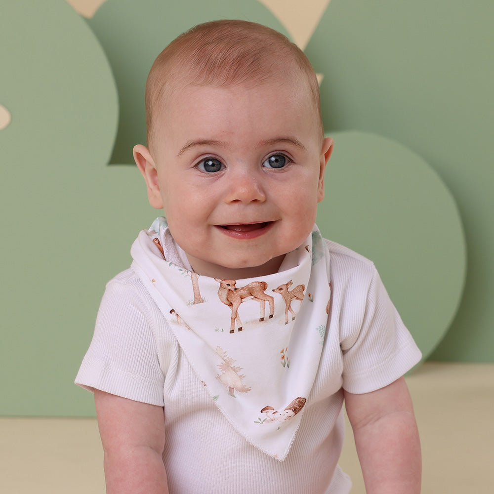 Snuggle Hunny - Woodland Tales Organic Dribble Bib