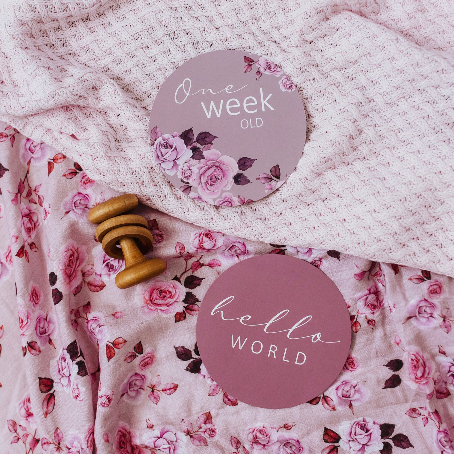 Snuggle Hunny Kids- Blossom & Jewel Milestone Cards