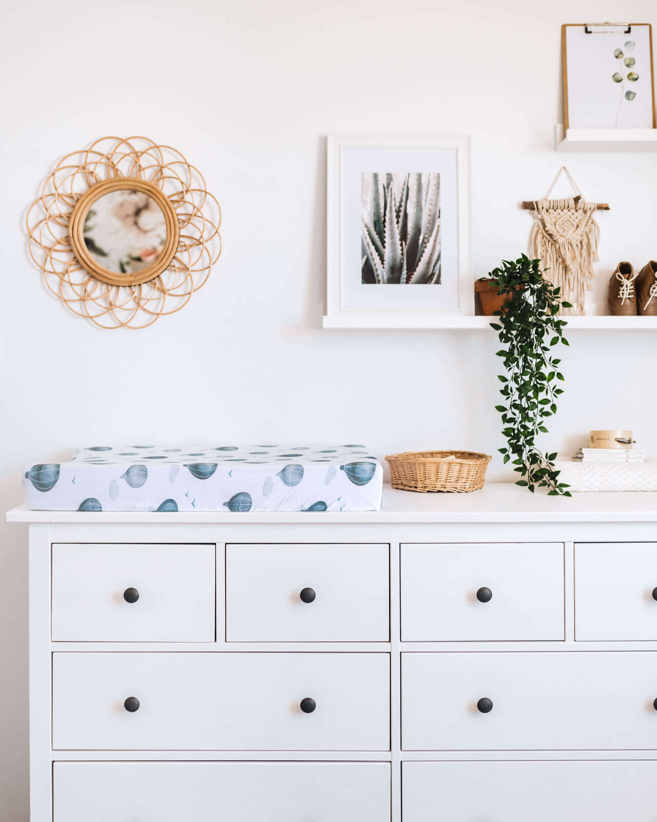 Snuggle Hunny Kids- Cloud Chaser Fitted Bassinet Sheet & Change Pad Cover