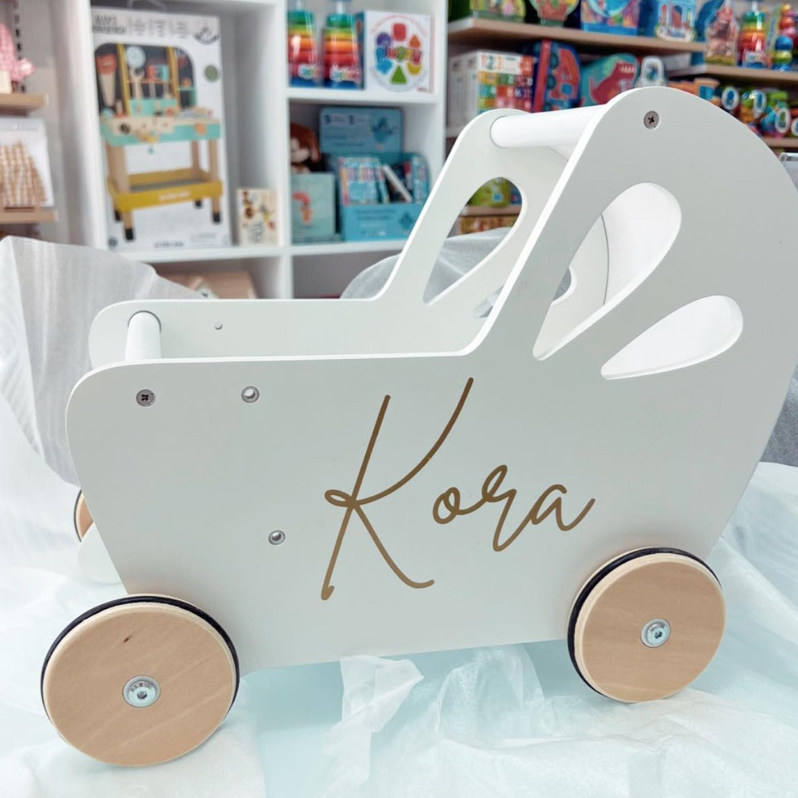 Moover -Dolls Pram- Off White