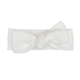 Basic Label Co- Ribbed Headband -Snow