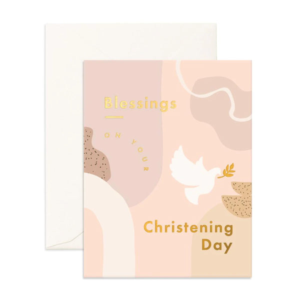 Fox & Fallow - Christening Greeting Card