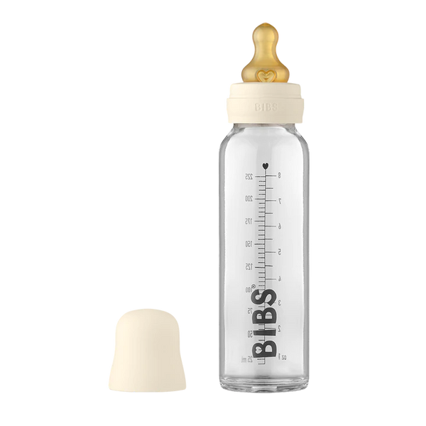 BIBS- Glass Baby Bottles- Ivory