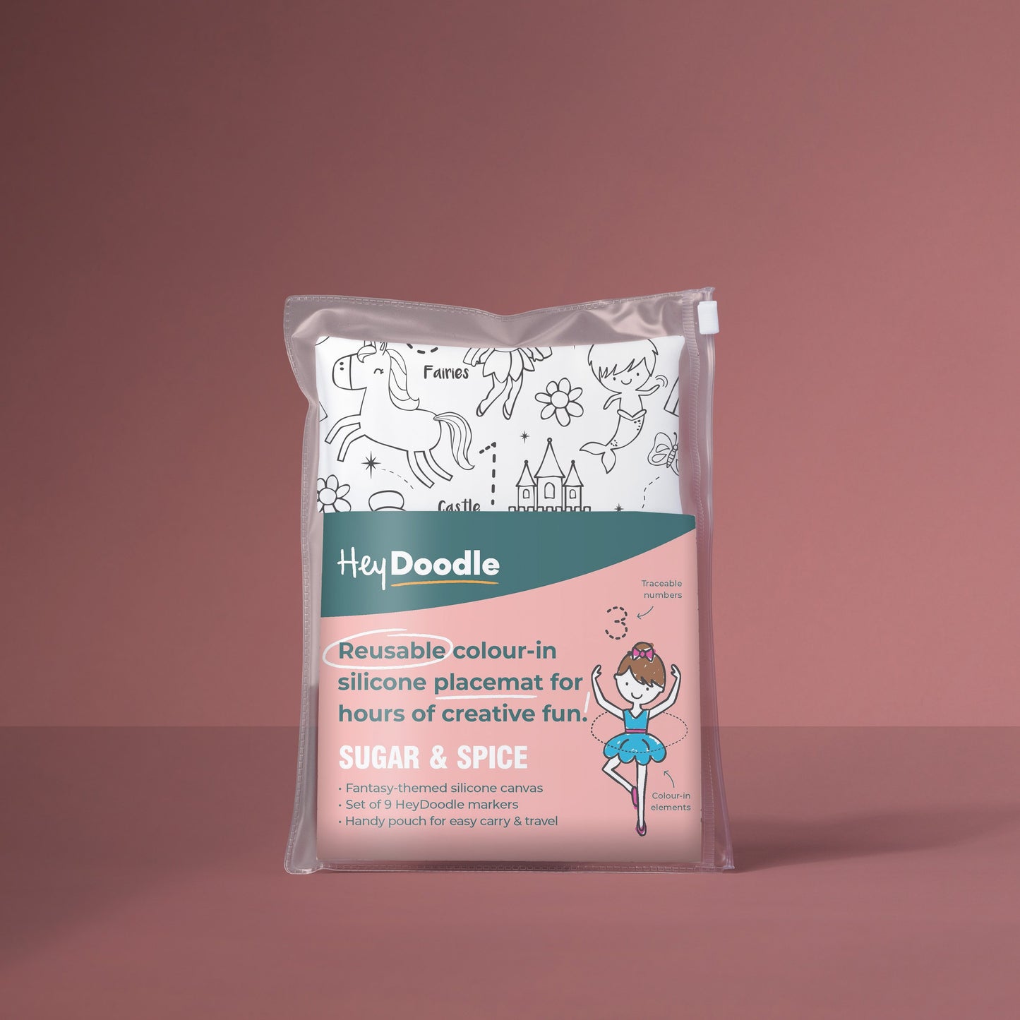 Hey Doodle- Silicone Mats- 123 Sugar & Spice