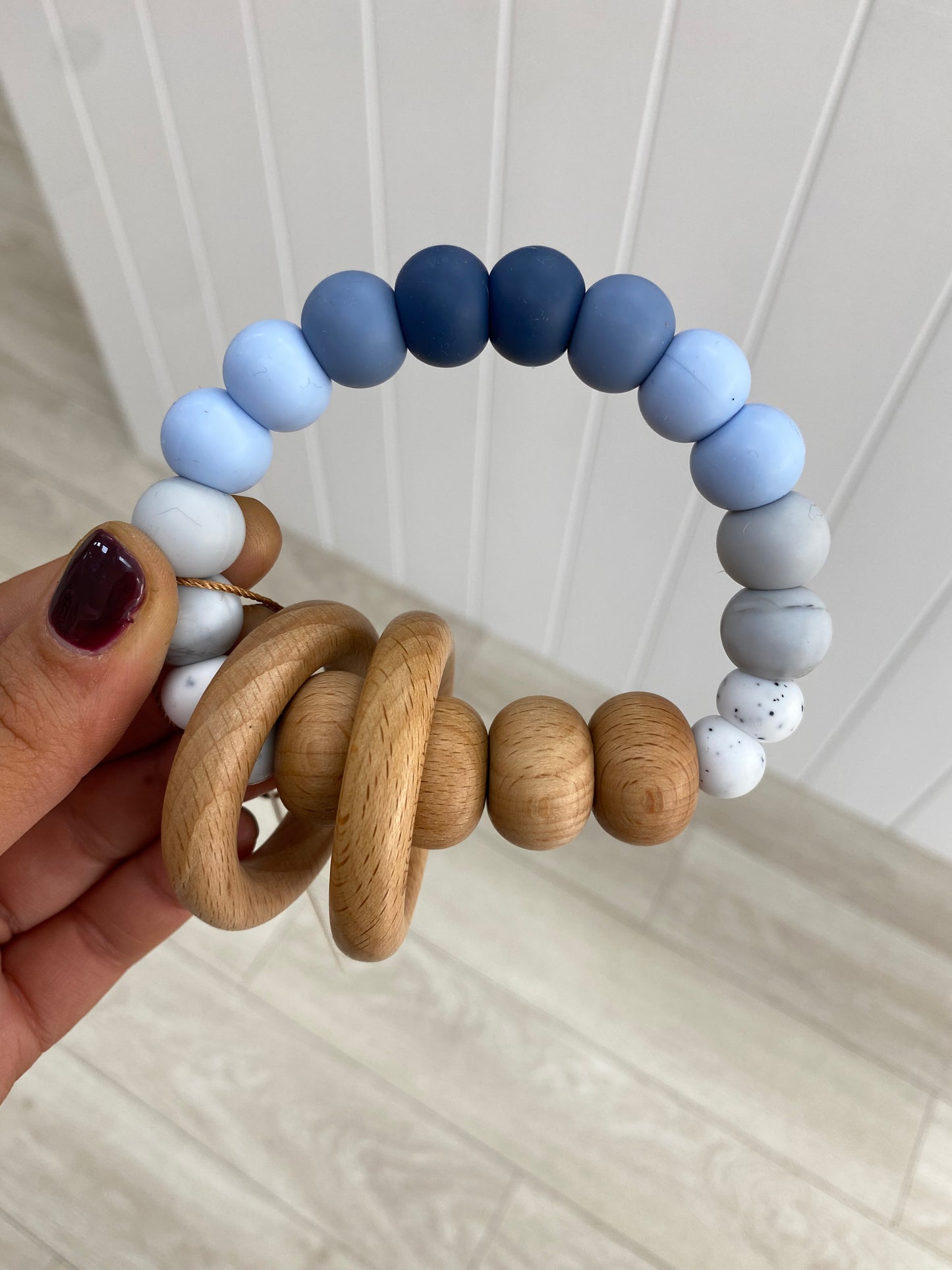 Nature Bubz- Rainbow Teether - Ocean