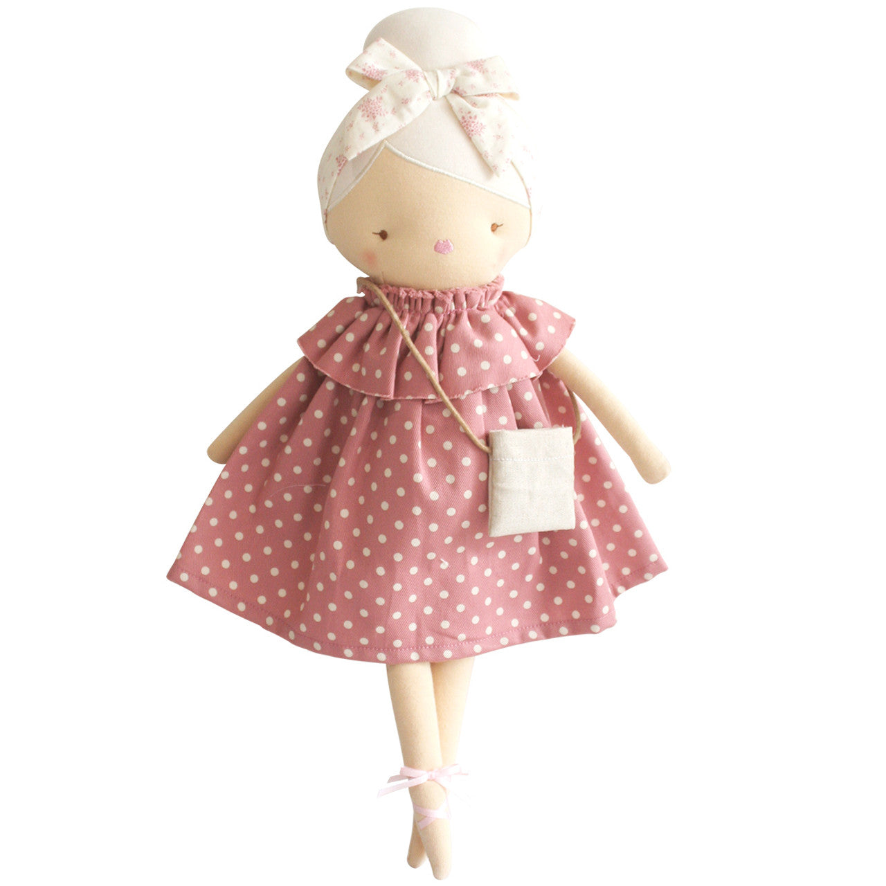 Alimrose- Piper Doll- 43cm Pink Dot