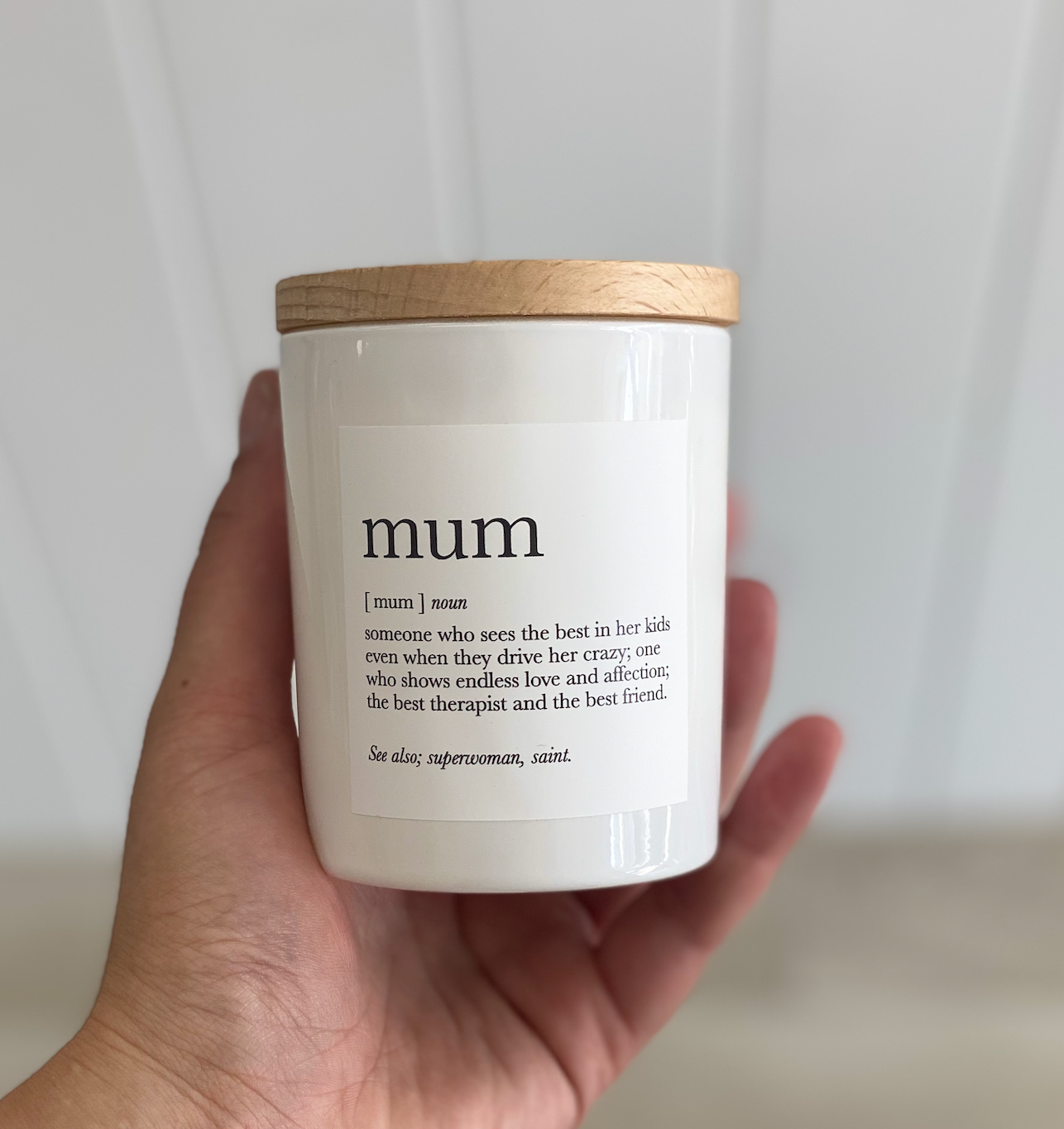 Mum Definition - Candle