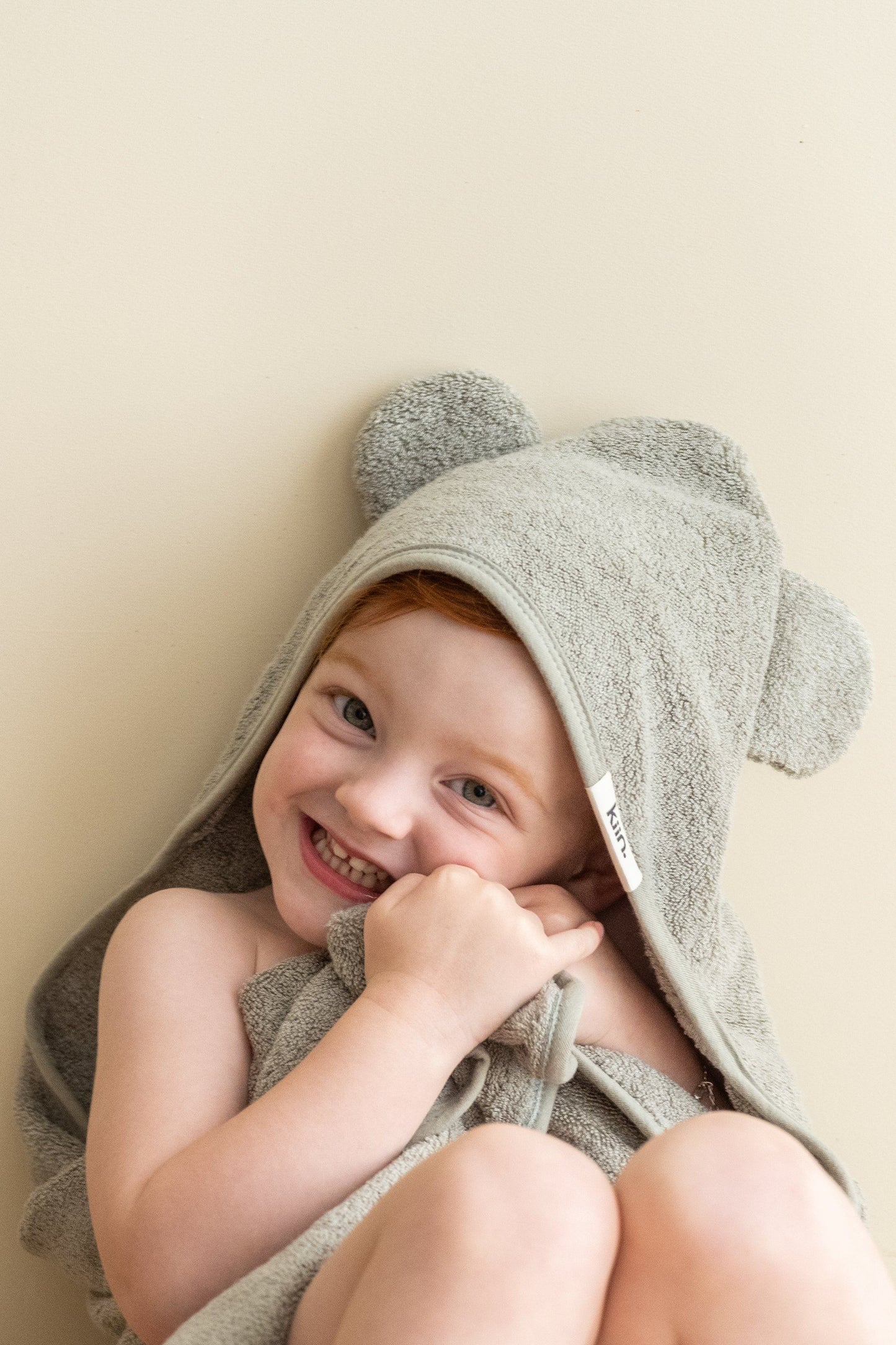 Kiin Baby- Hooded Towel- Sage