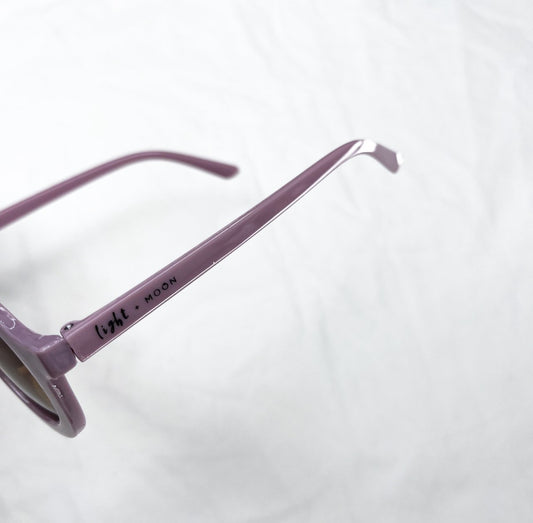 Light and Moon- Retro Sunglasses- Lilac