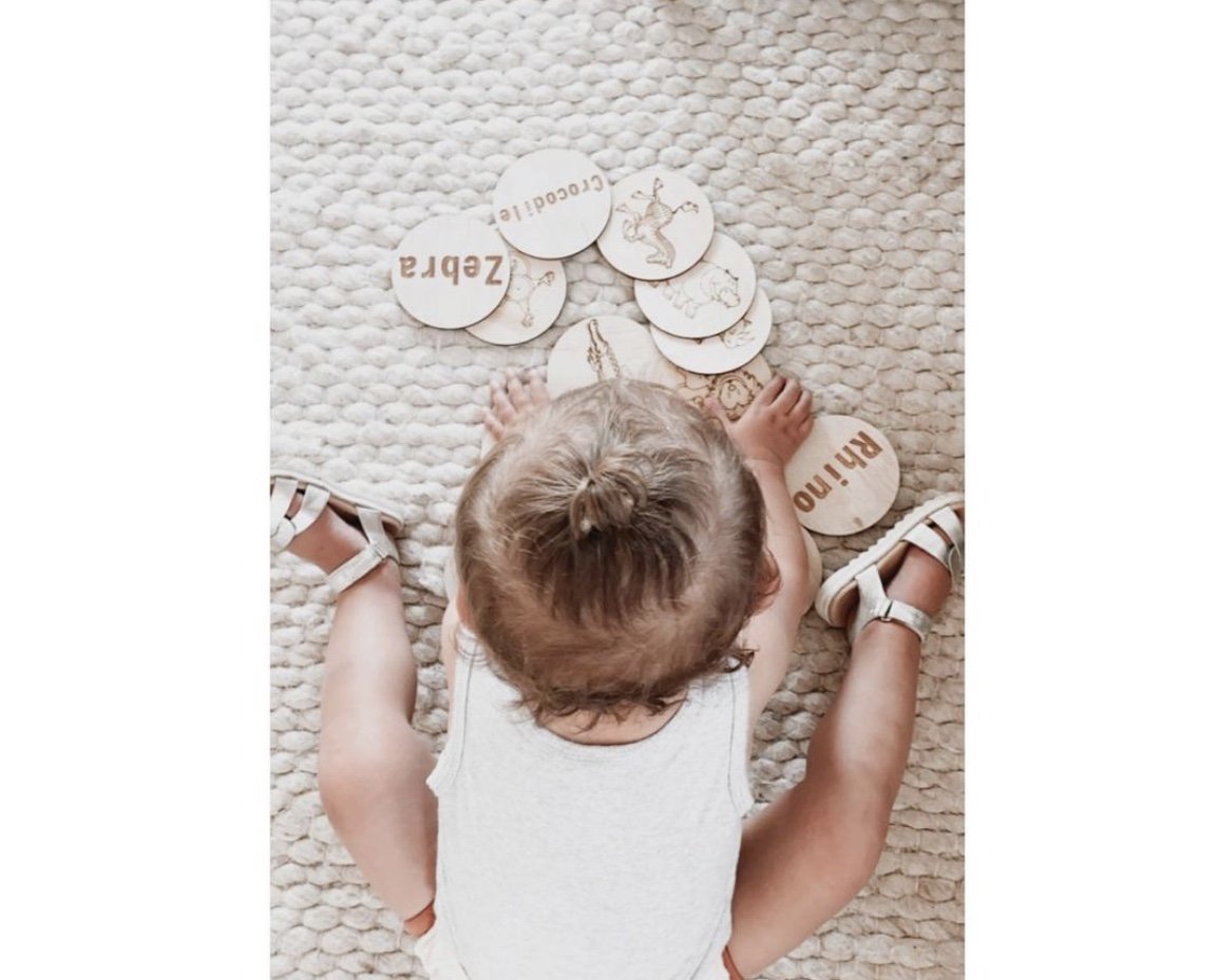 Timber Tinkers-Wooden Match Up Game- Safari