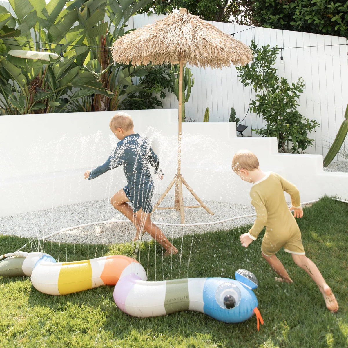 SunnyLife - Inflatable Sprinkler Into the Wild Multi Set of 2 - The Fashion Baby and Co