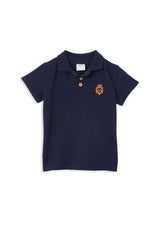 Milky Clothing -Indigo Lion Polo