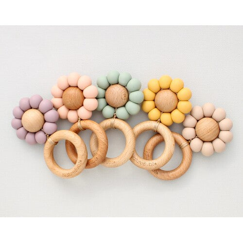 Nature Bubz- Bloom Rattle Teether