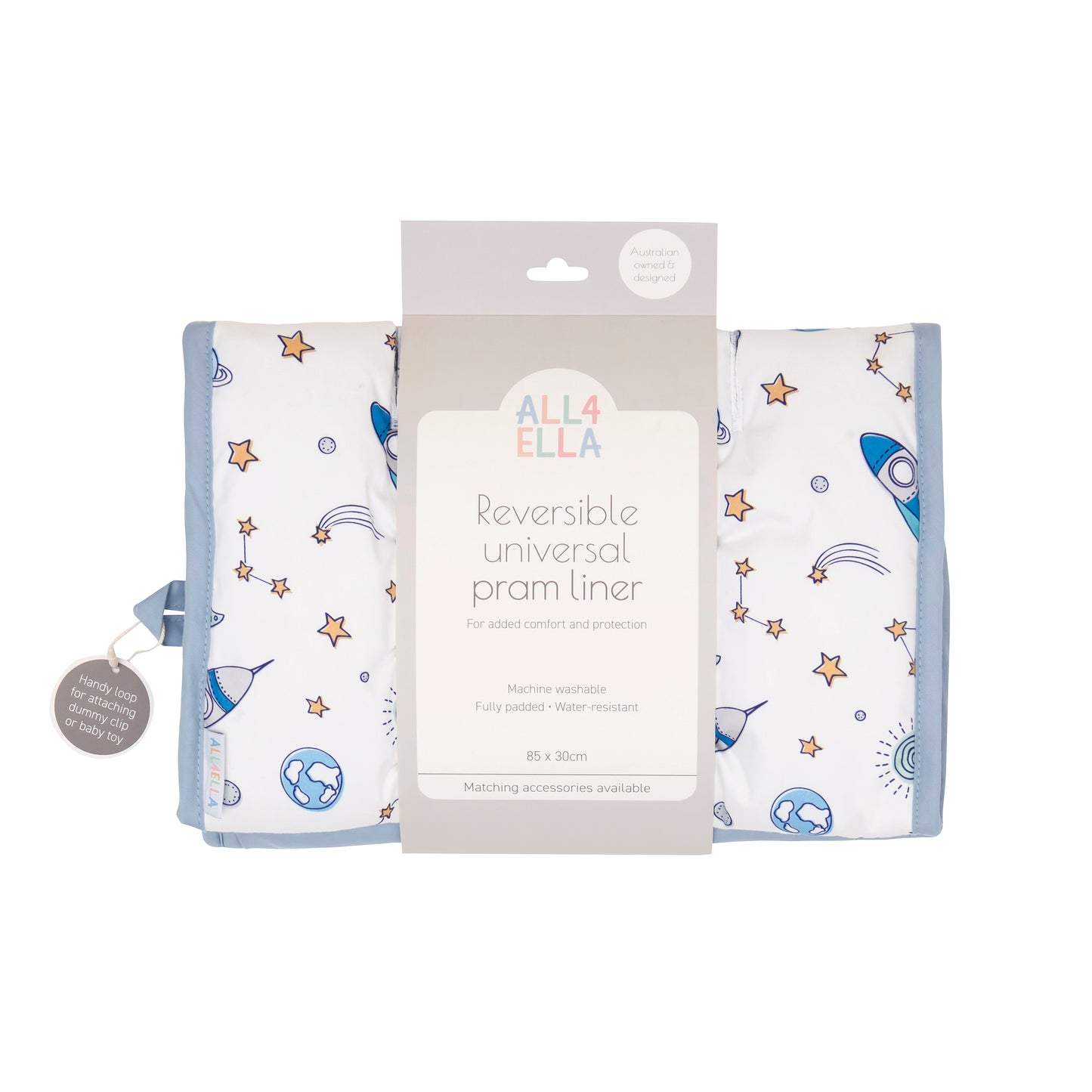 All4Ella- Pram Liner - Blast Off