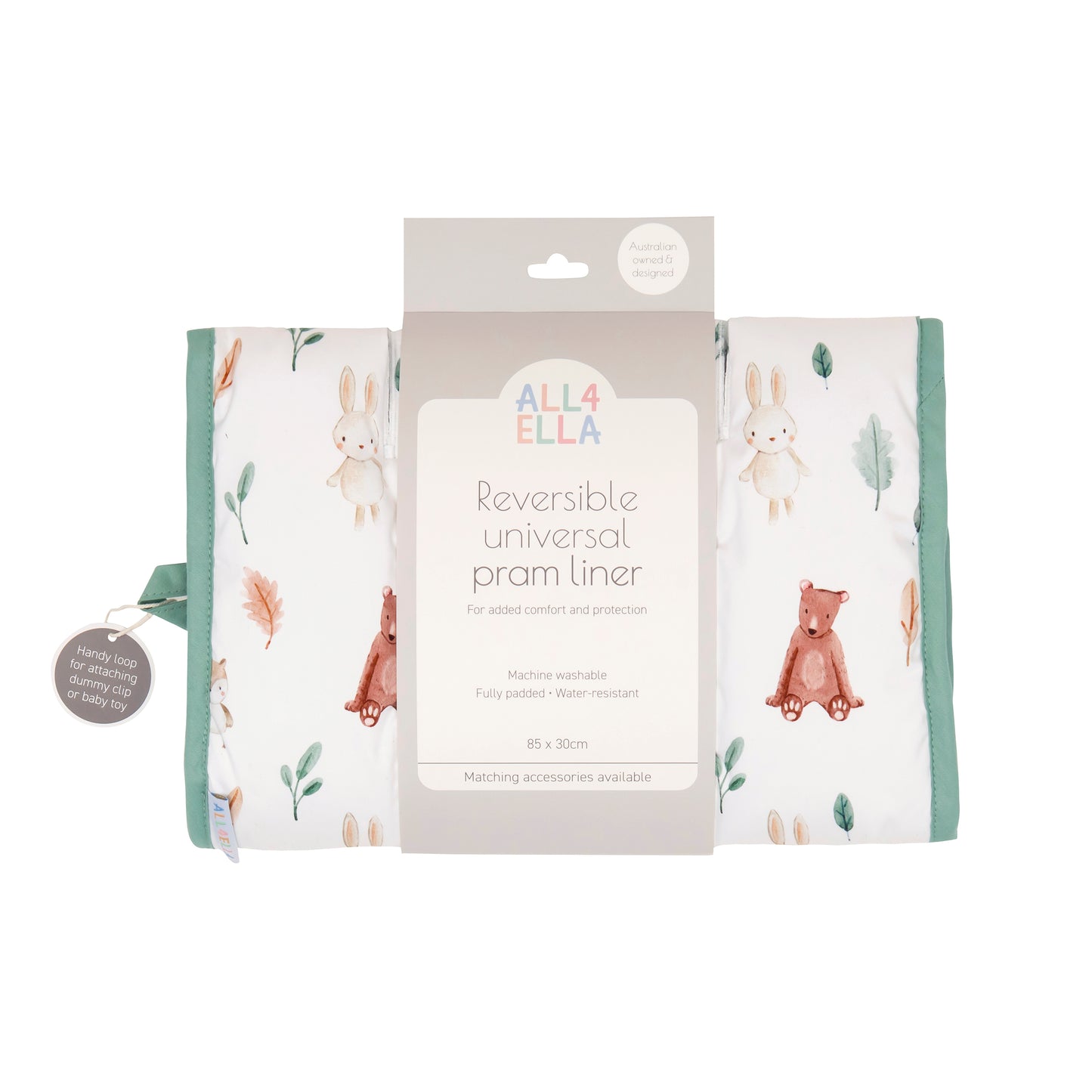 All4Ella- Pram Liner - Forest Friends