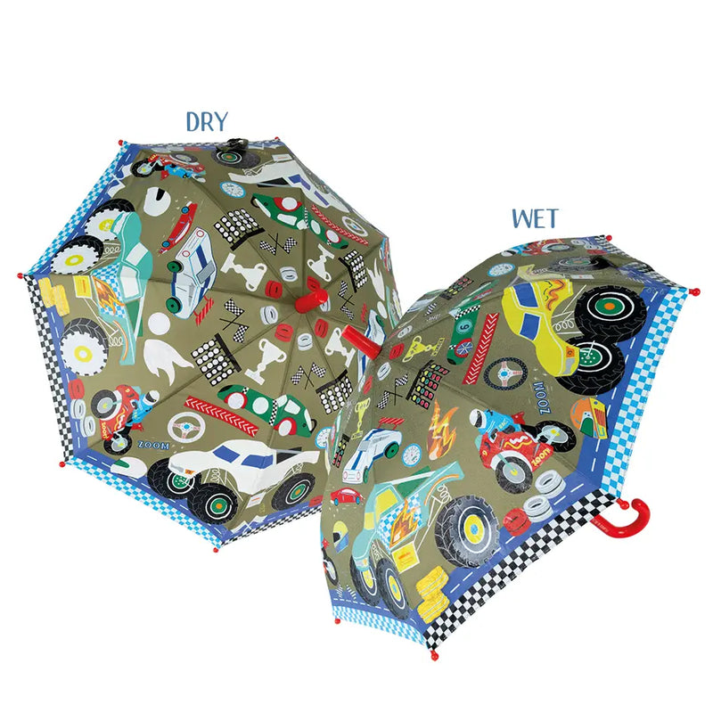 Floss & Rock- Cars Colour Changing Umbrella