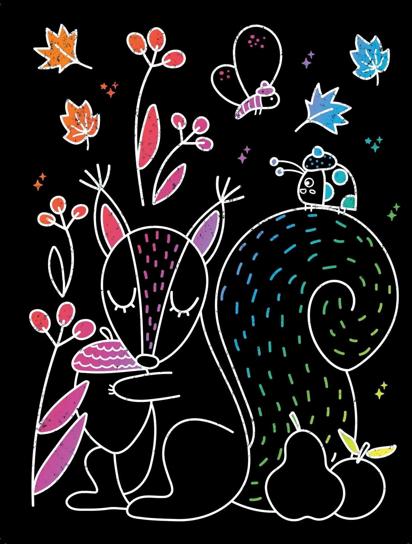 Scratch Art Book- Animals