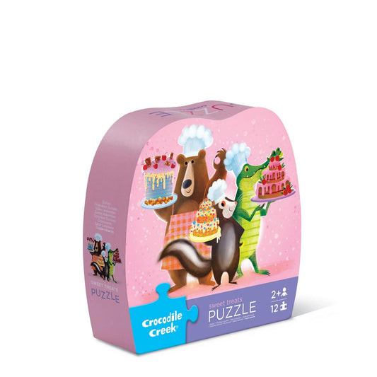 Crocodile Creek - Mini Puzzle 12pc - Sweet Treats