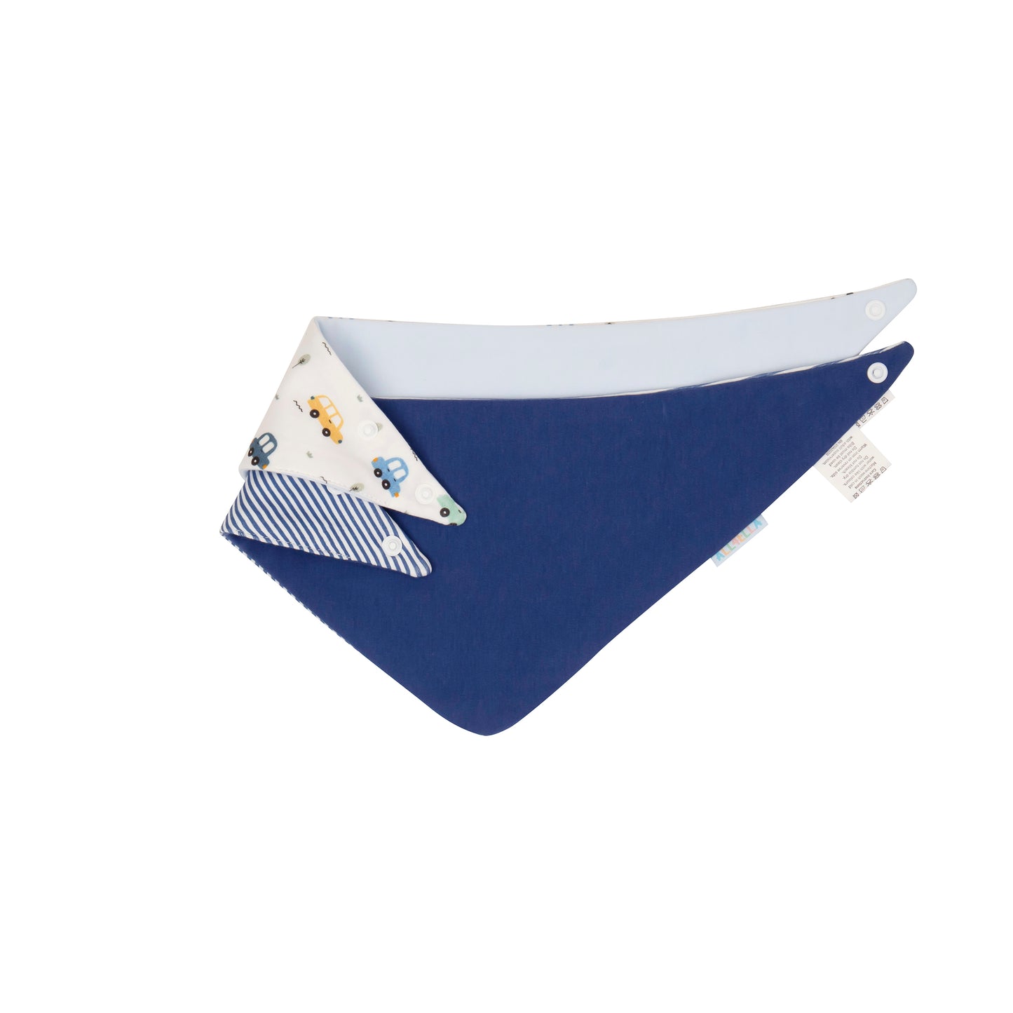 All4Ella- 2 Pack Bandana Bibs- Beep Beep