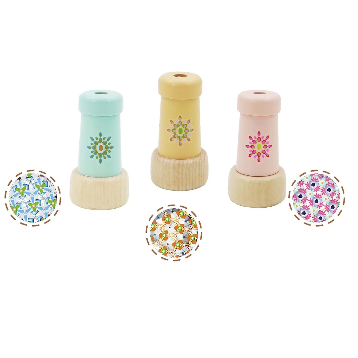 Toys Link- Wooden Mini Kaleidoscope