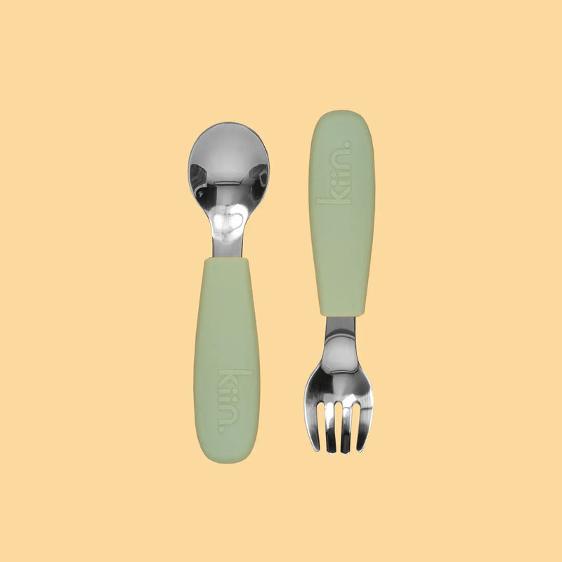 Kiin Baby- Cutlery Set- Sage