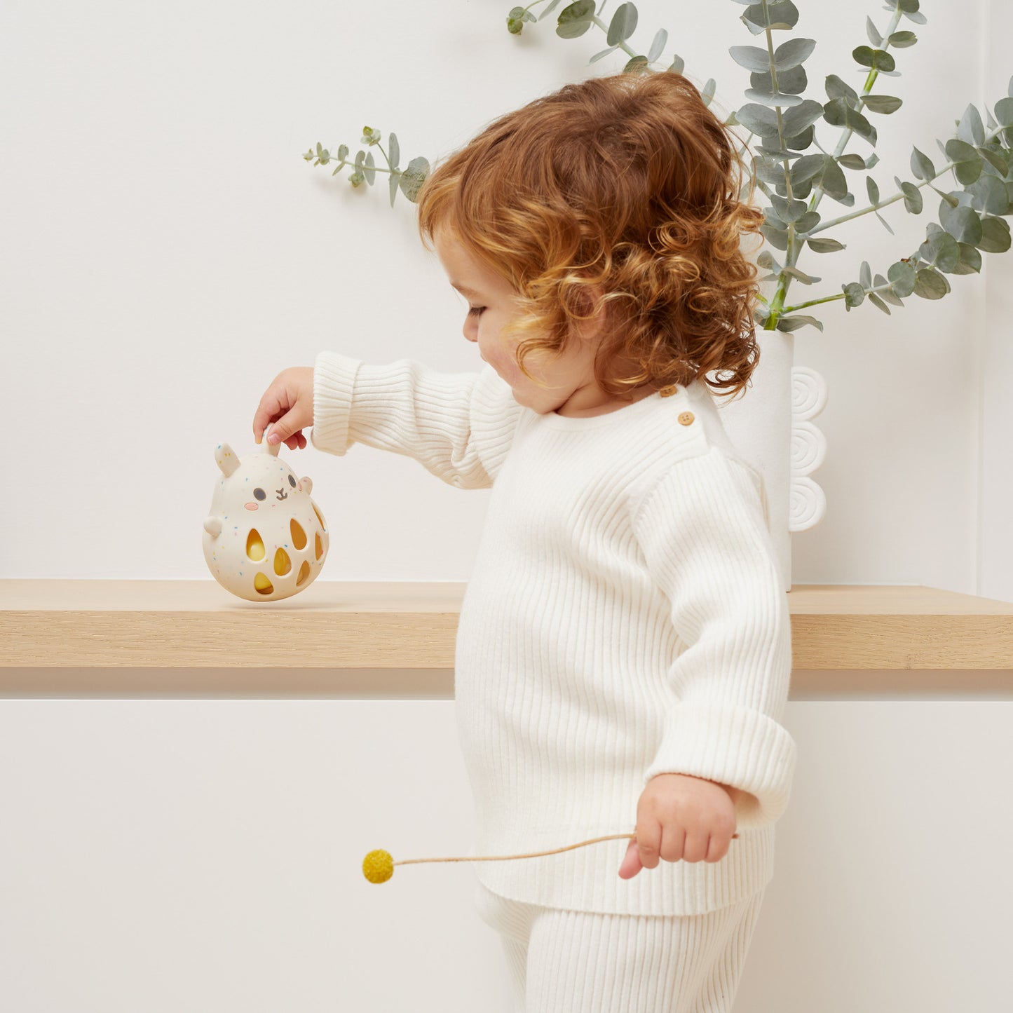 Tiger Tribe- Silicone Rattle- Bunny