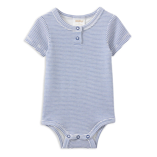 Milky Clothing - Blue Rib Bubbysuit